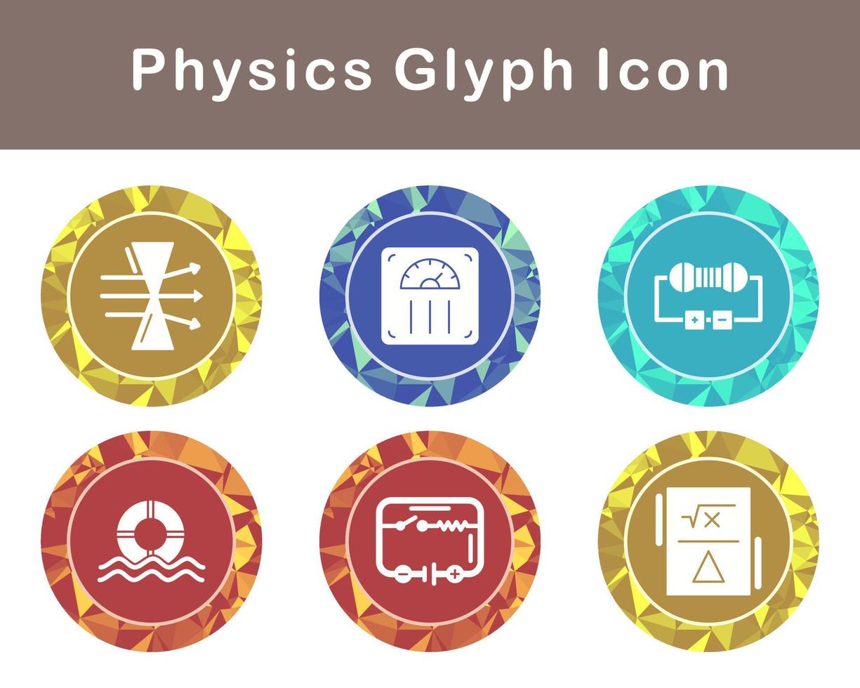 Physics Vector Icon Set