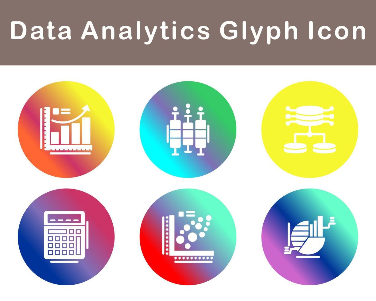 Data Analytics Vector Icon Set