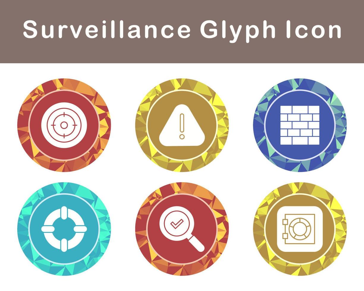 Surveillance Vector Icon Set