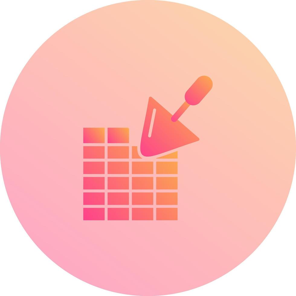 Brickwall Unique Vector Icon