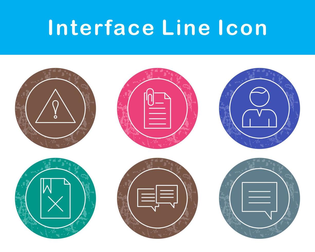 Interface Vector Icon Set