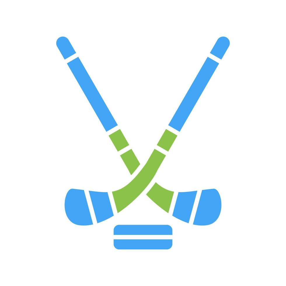 hielo hockey único vector icono
