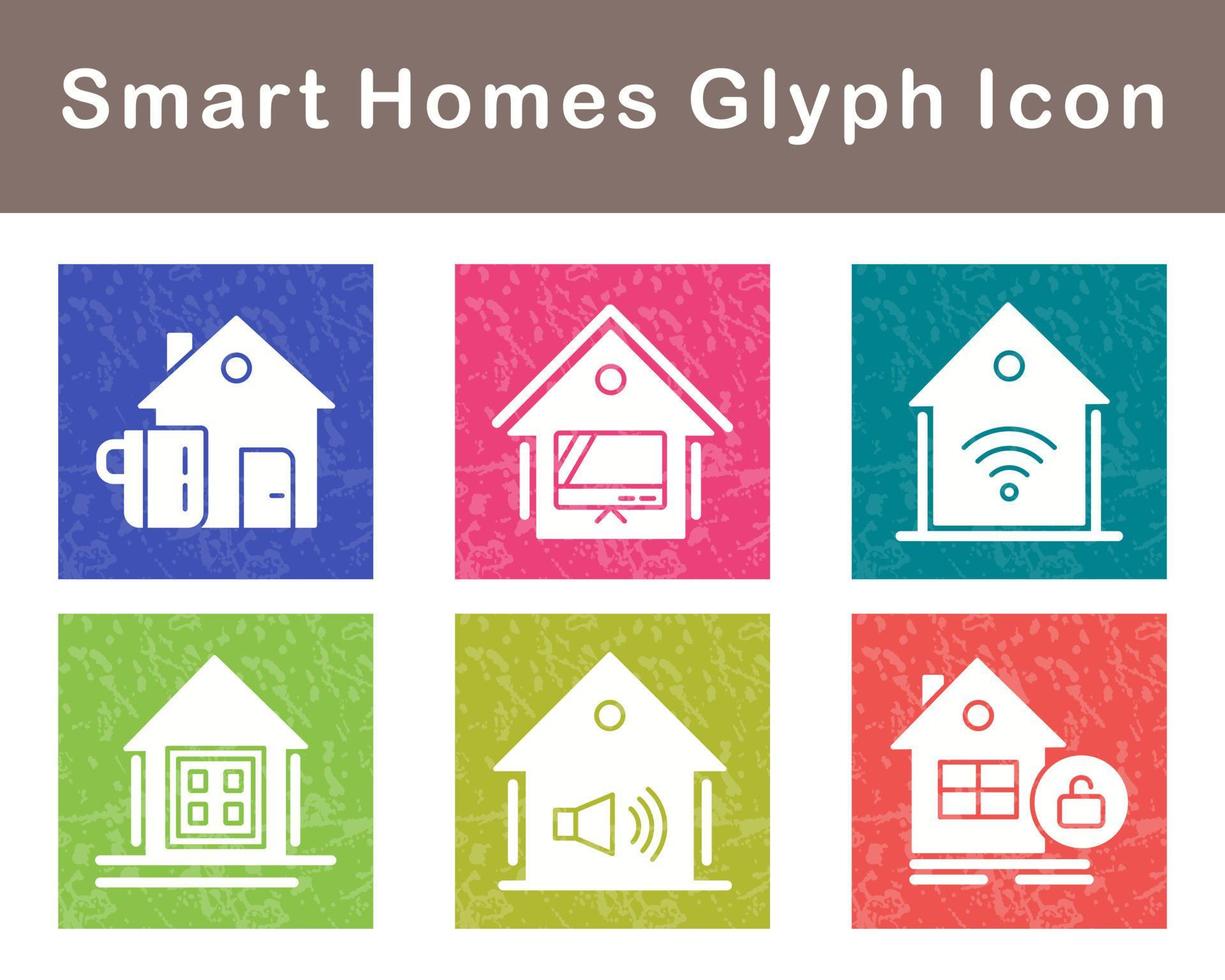 Smart Homes Vector Icon Set