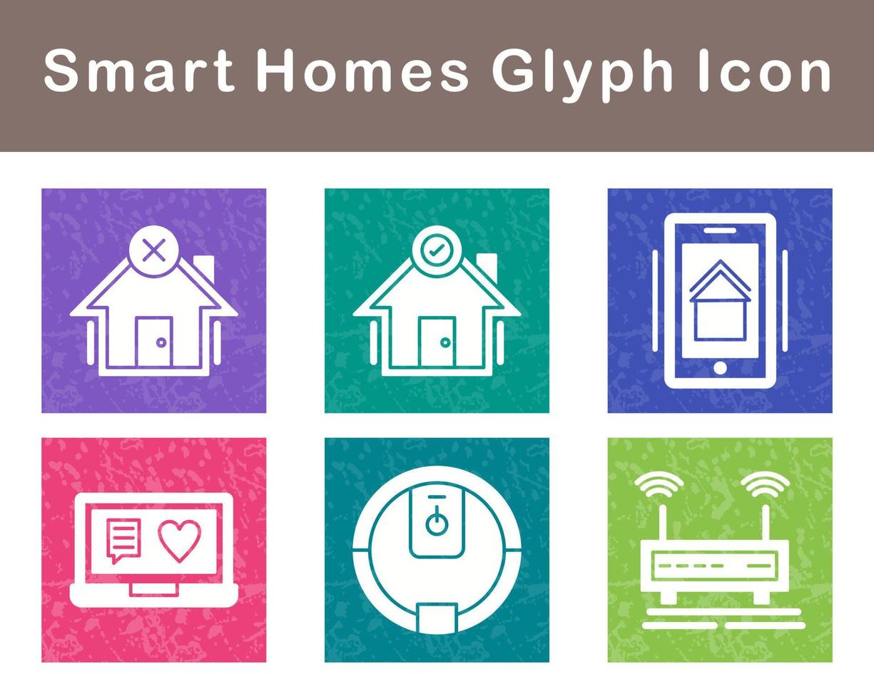 Smart Homes Vector Icon Set