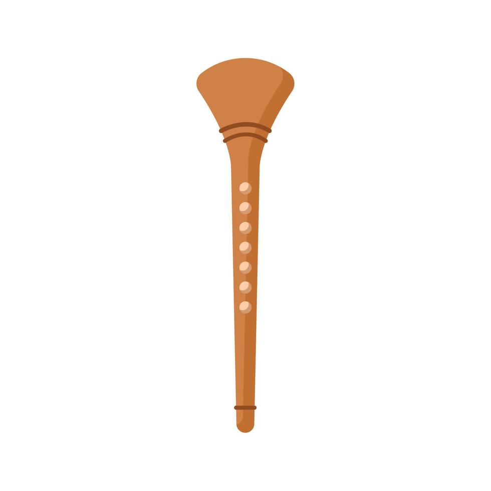 bamboo flute design vector