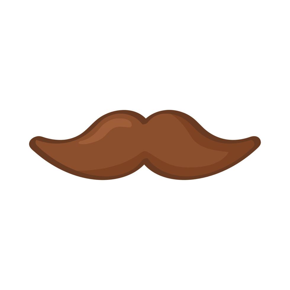 mexican moustache design vector