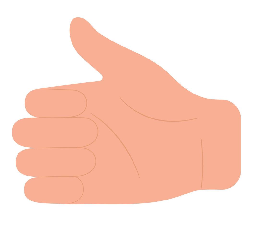 hand gesture of like vector