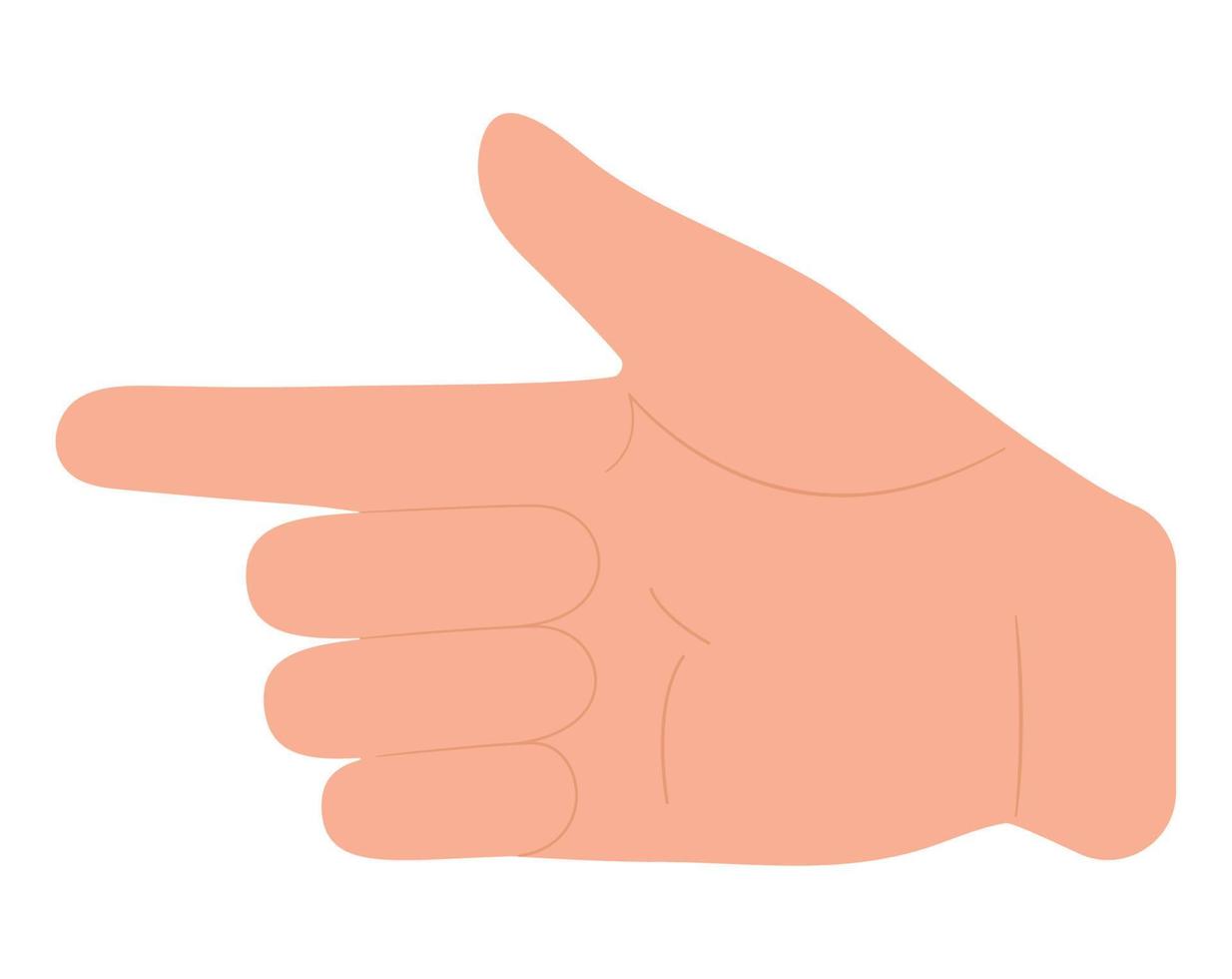 pointing finger design vector