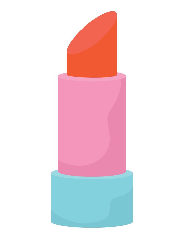 red lipstick design vector