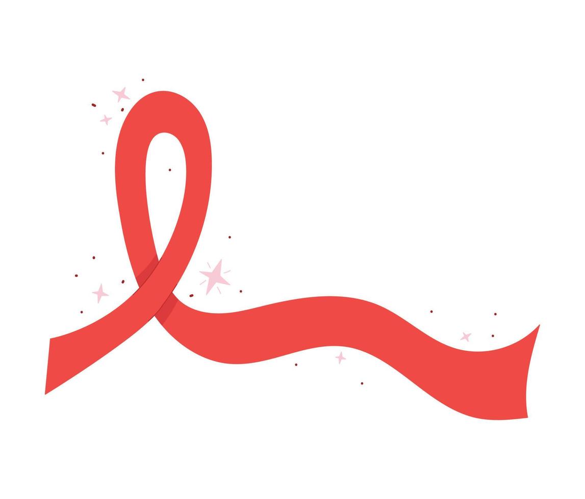 world aids day ribbon vector