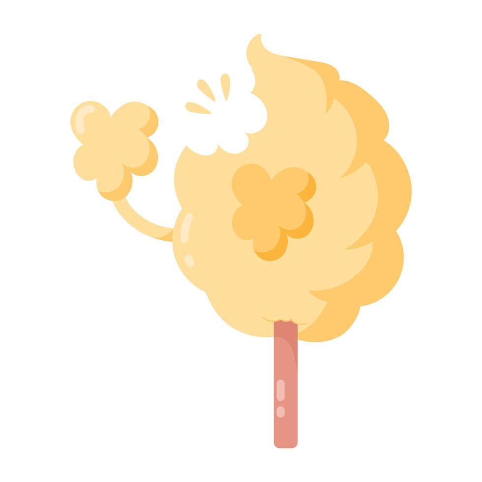 Trendy Cotton Candy vector