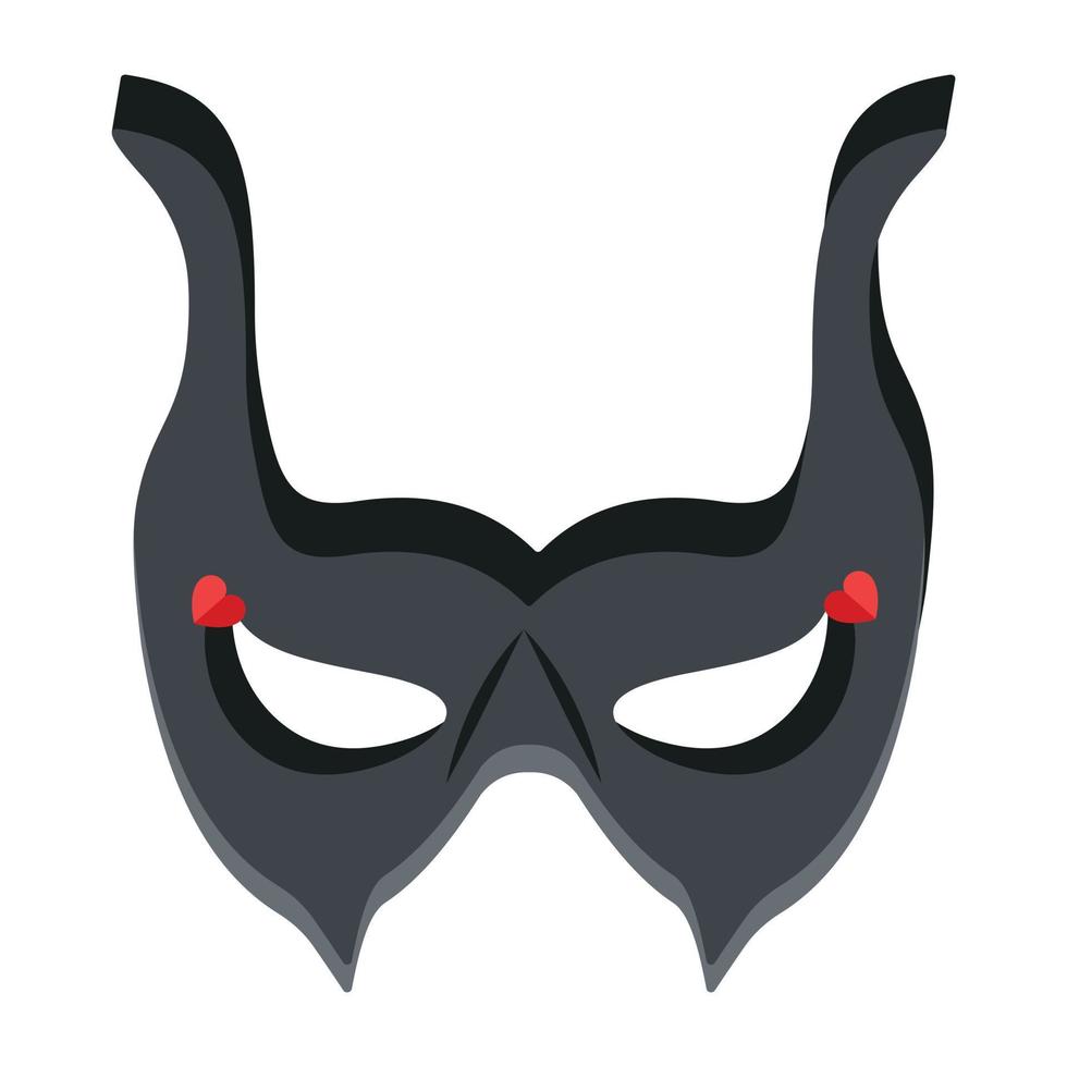 Trendy Devil Mask vector