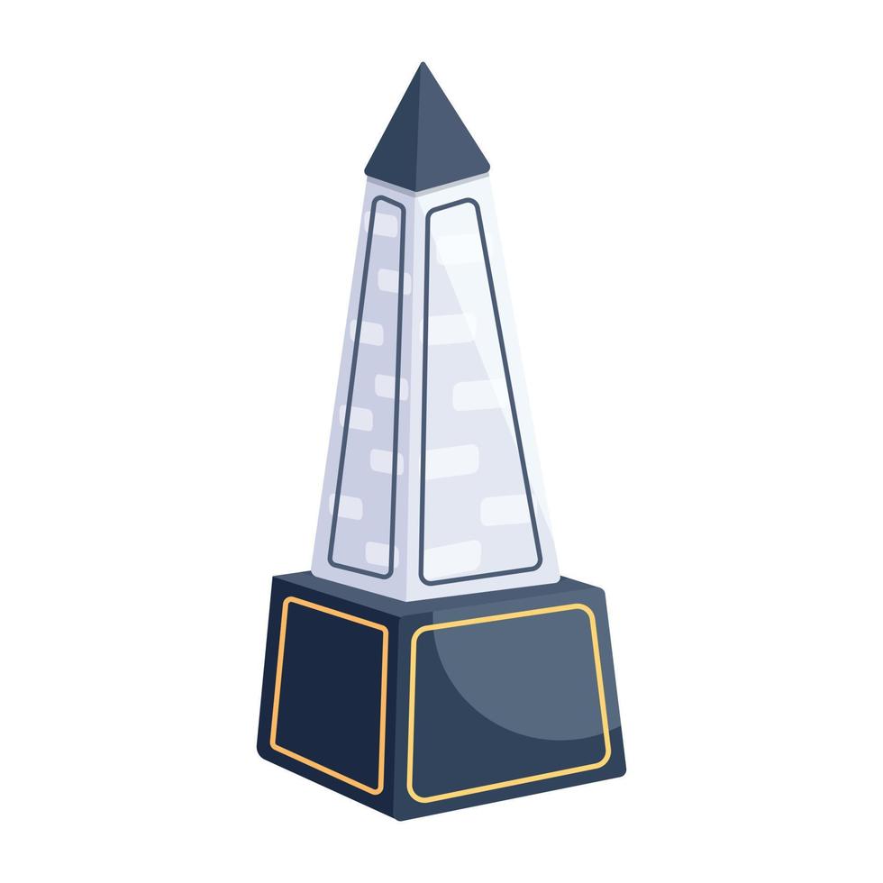 Trendy Egyptian Obelisk vector