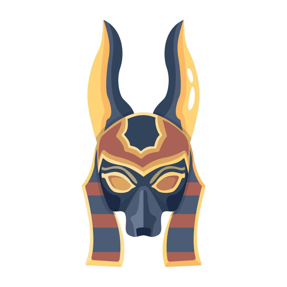 de moda anubis máscara vector