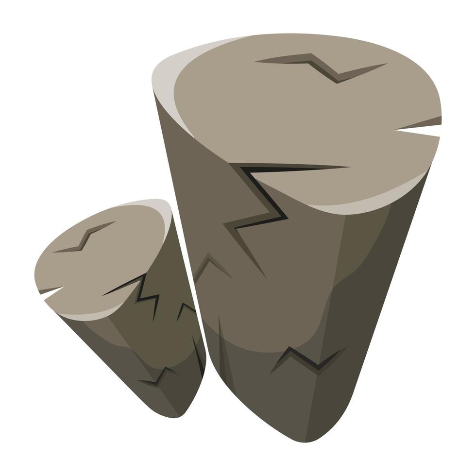 Trendy Rubble Concepts vector