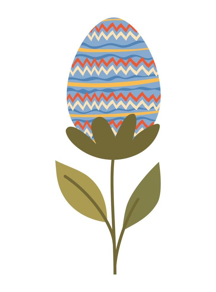 bonito Pascua de Resurrección huevo diseño vector