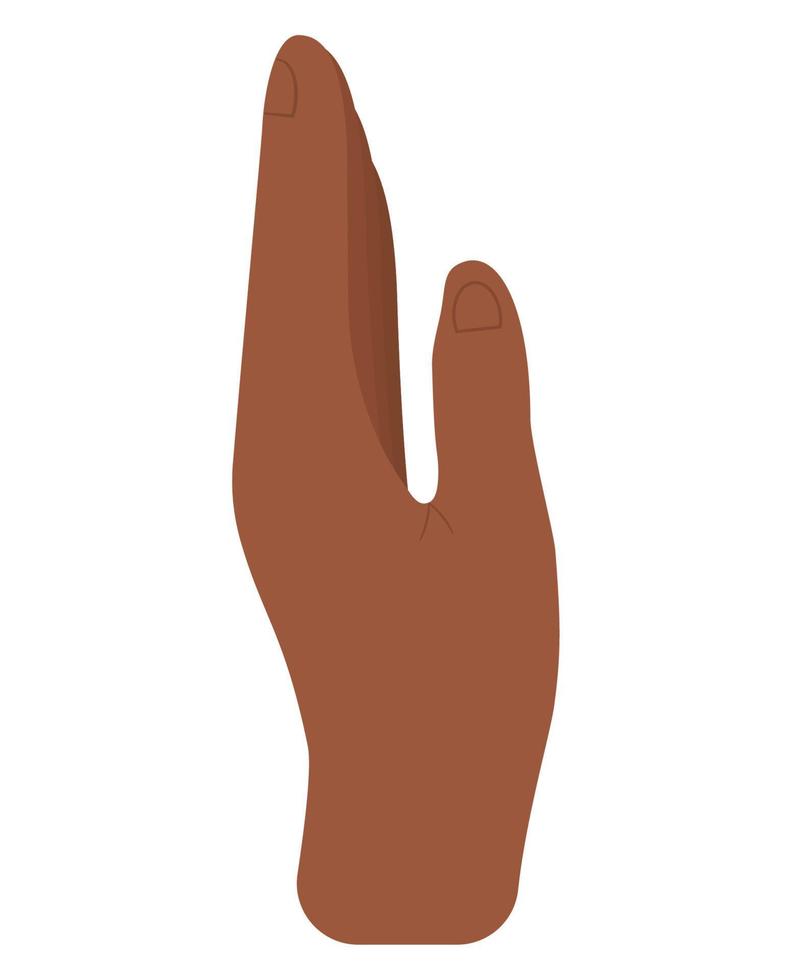 hand palm design vector