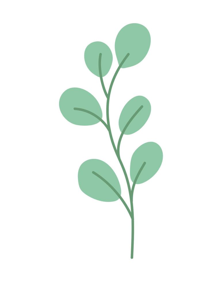 plant branch design vector