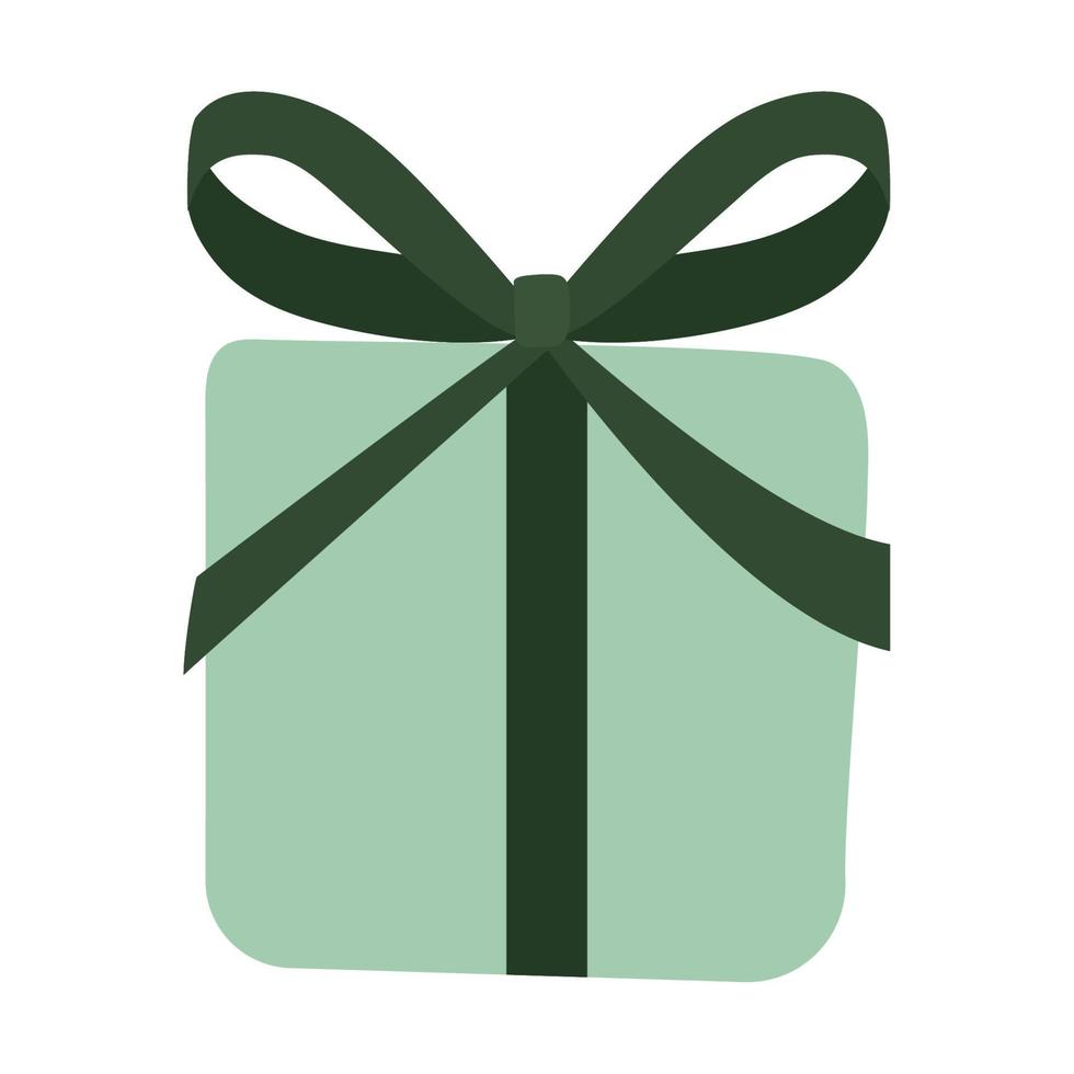 green gift box vector