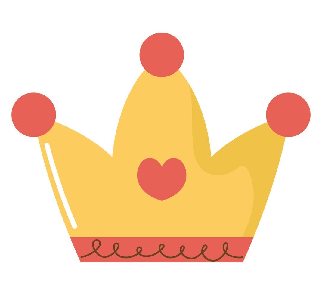 colored crown design vector