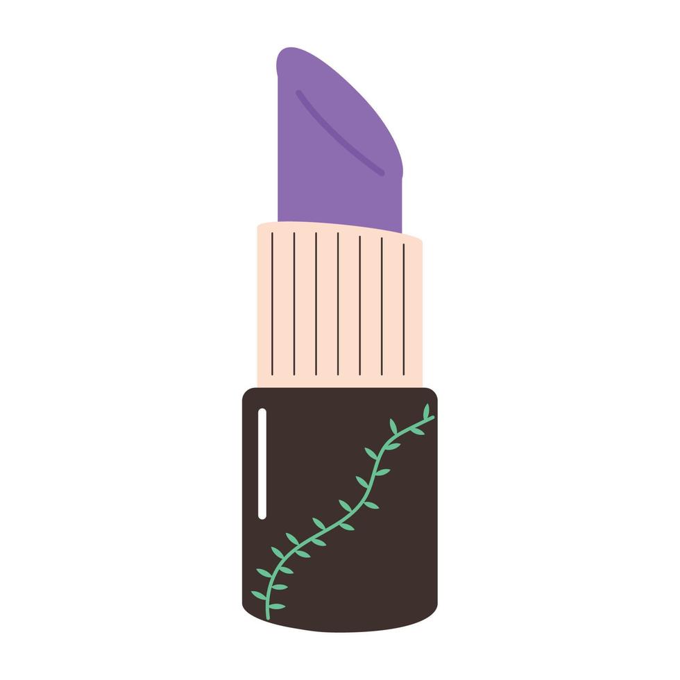 purple lipstick illustration vector