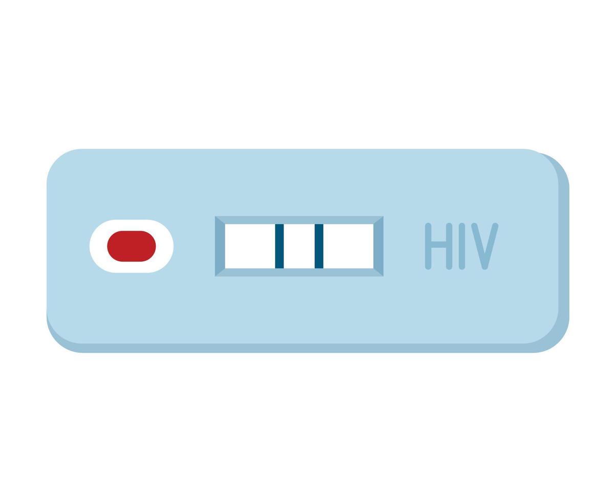 hiv test design vector
