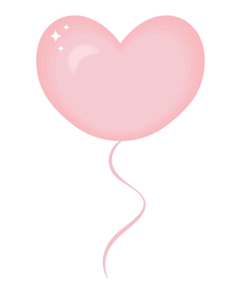 heart balloon design vector