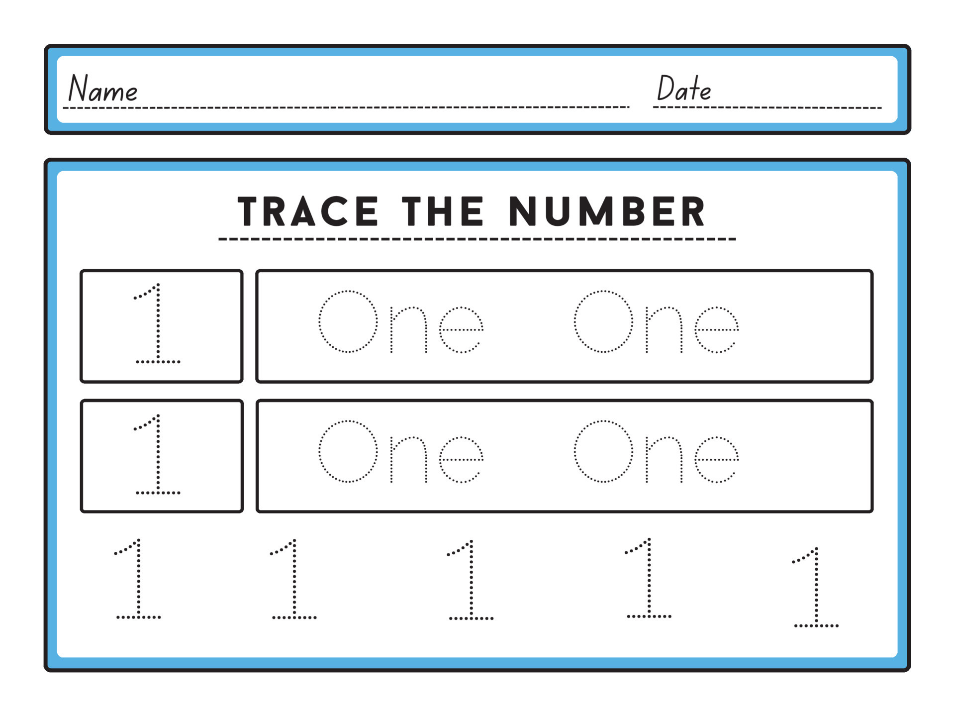 Number tracing worksheets and tracing activity book for kids The practice of writing numbers 1 Tracking worksheet number one learn to count and write 21396209 Vector Art at Vecteezy Number tracing worksheets and tracing activity book for kids The practice of writing numbers 1 Tracking worksheet number one learn to count and write 21396209 Vector Art at Vecteezy