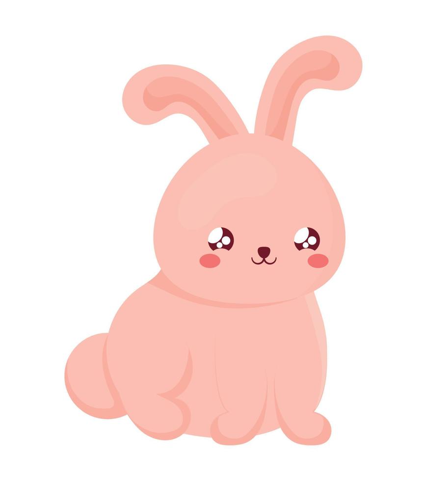 kawaii conejito diseño vector