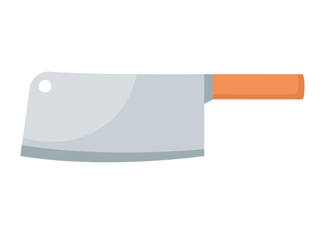 butchers knife design vector