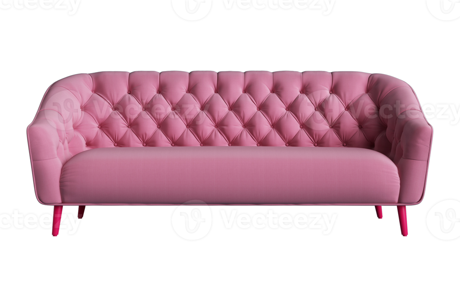 Pink sofa isolated on a transparent background 21396469 PNG
