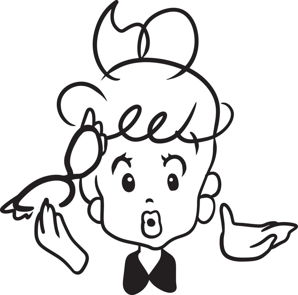 mujer Moda lentes perfil logo dibujos animados garabatear kawaii anime colorante página linda ilustración dibujo acortar Arte personaje chibi manga cómic vector