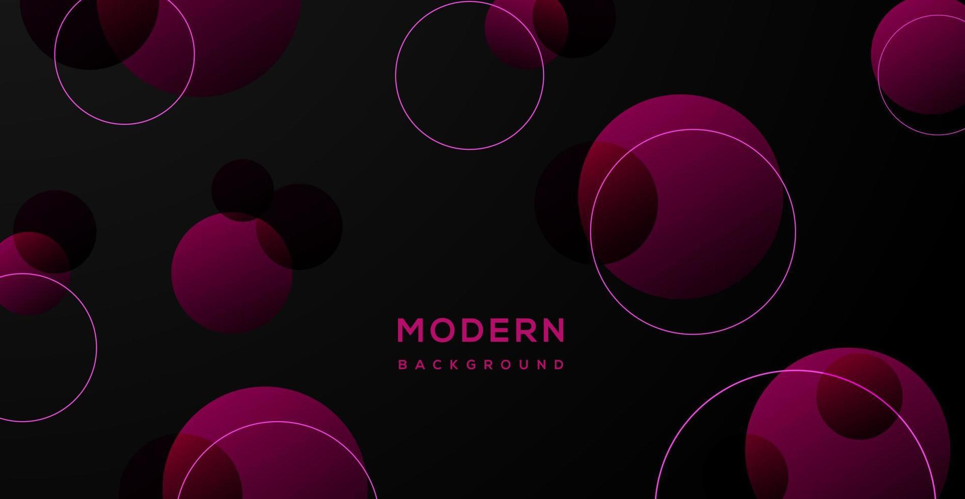 modern circle abstract dark pink light overlap shape decoration blank space background. eps10 vector