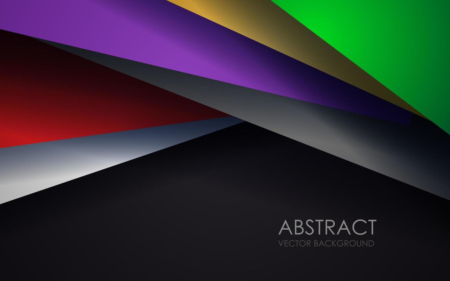 yellow purple red green background overlap dimension grey vector