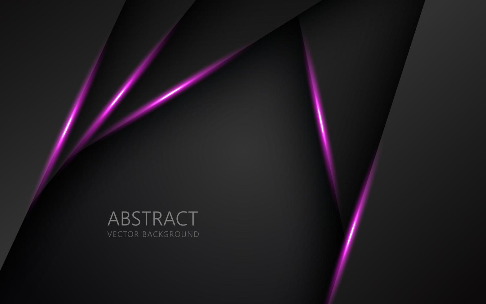 abstract pink light black space frame layout design tech triangle concept gray texture background. eps10 vector