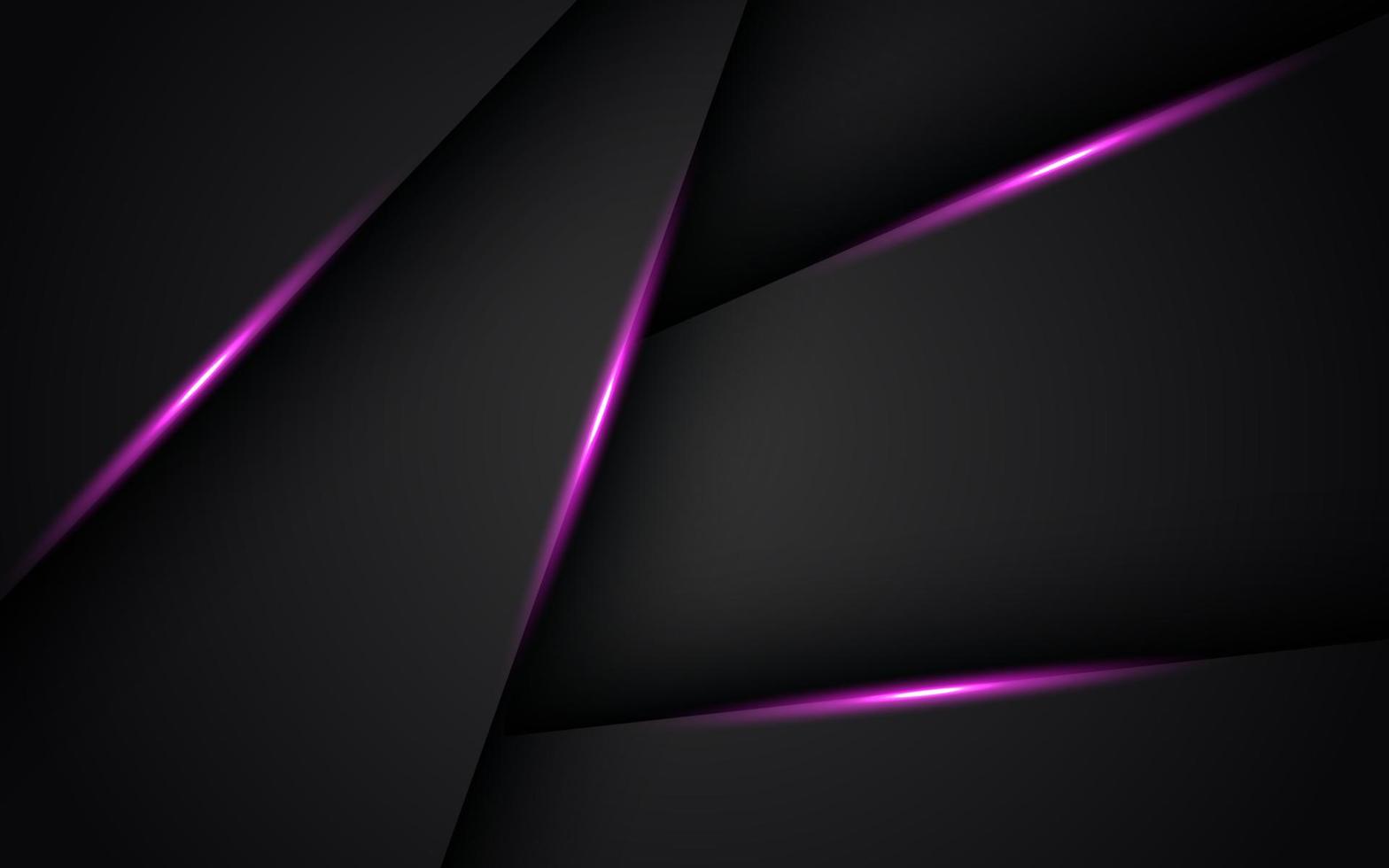 abstract dark with pink light line shadow triangle blank space layers background. eps10 vector