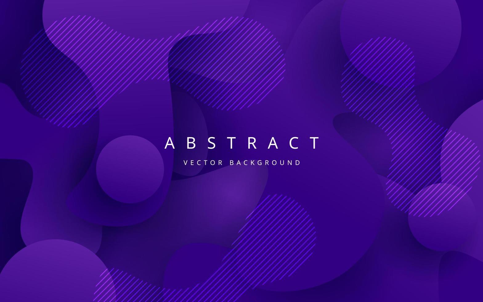 abstract dark purple liquid color gradient wavy geometric fluid shape background. eps10 vector