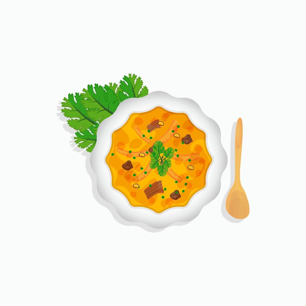 Khoresht Vector Illustration, Premium Delicious Asian Food Khoresht Clip Art With Modern Concept. Modern Isolated Delicious Vector With Hi-Quality Khoresht Kebab Illustration.