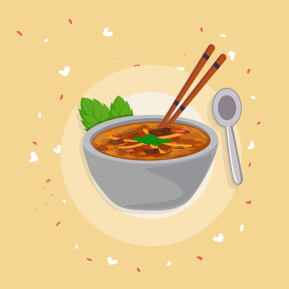 Best Khoresht Premium Vector, Modern Cooking Asian food Illustrations Premium Design. Best Creative Cooking Khoresht Illustrations Hi-Quality Vector With Watercolor Background.