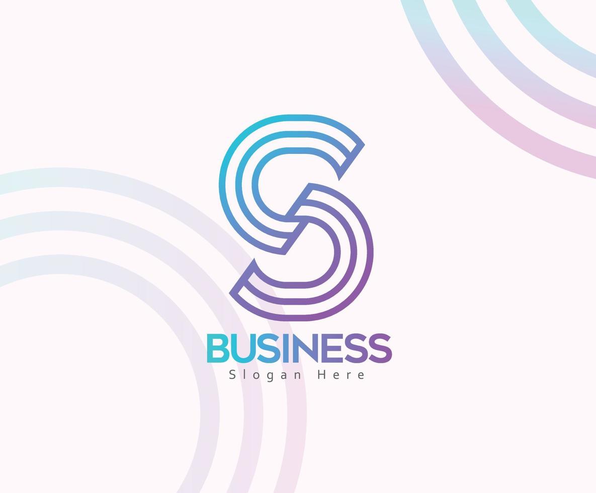 Simple Letter Line S Logo Design, Creative Modern Logo Design For Business, Premium Vector. Creative Hi-Quality Minimal Business Modern Letter Line S Logo Design. vector