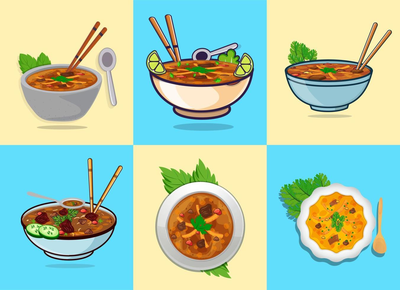 Khoresht Vector Illustration, Premium Delicious Asian Food Khoresht Clip Art With Modern Concept. Modern Isolated Delicious Vector With Hi-Quality Khoresht  Illustration.