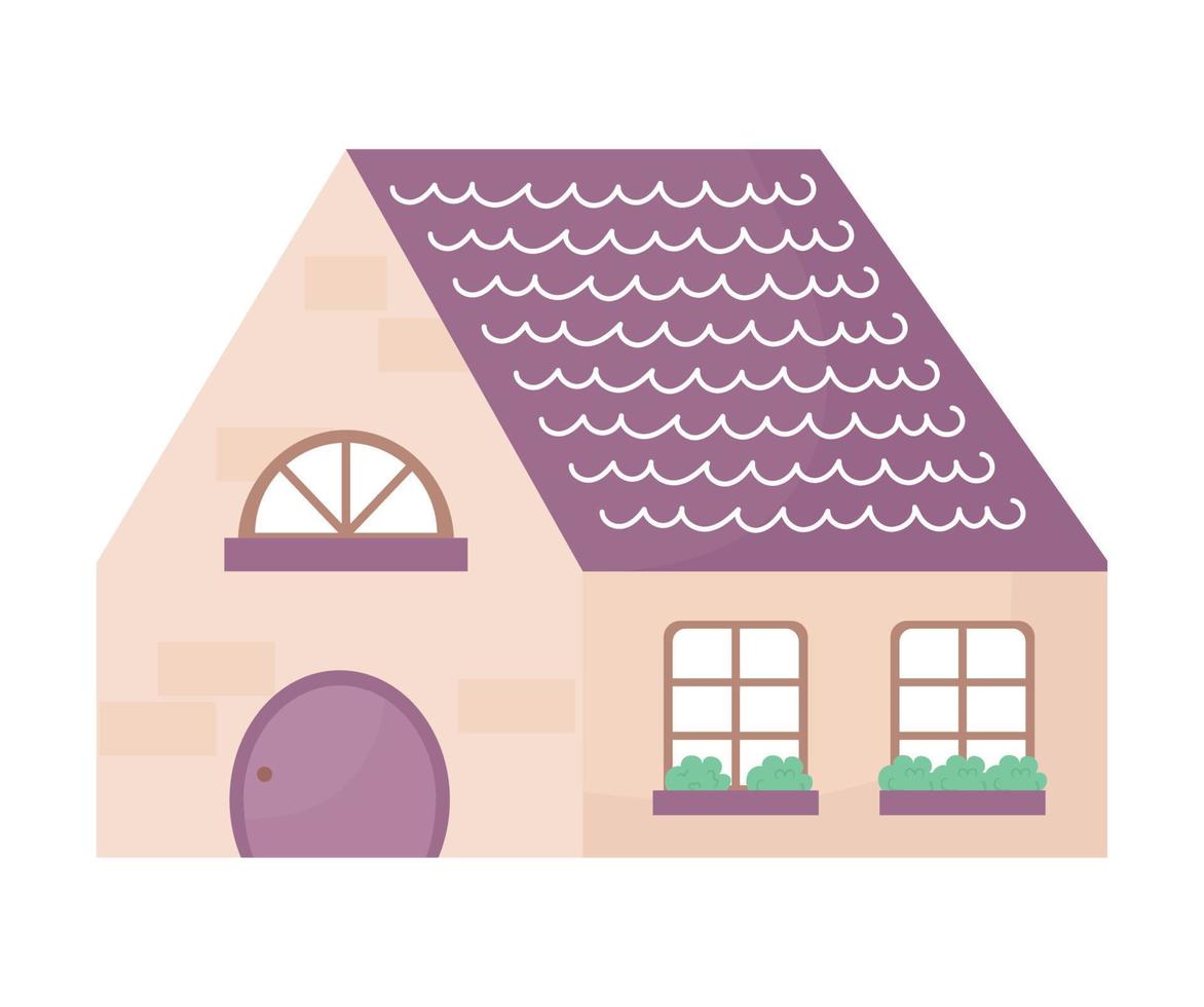 colored house illustration vector