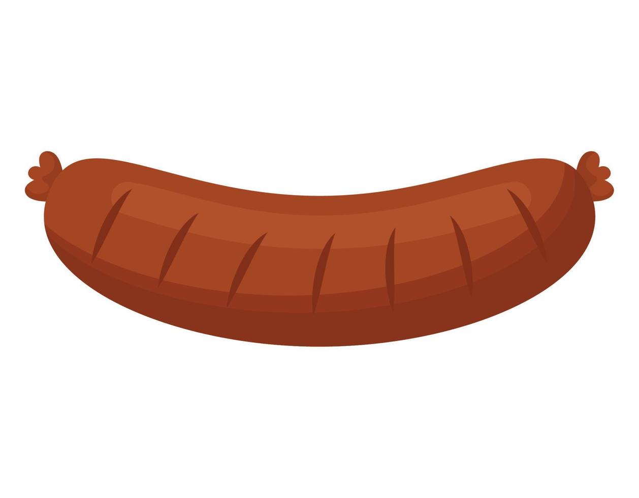 germany sausage illustration vector