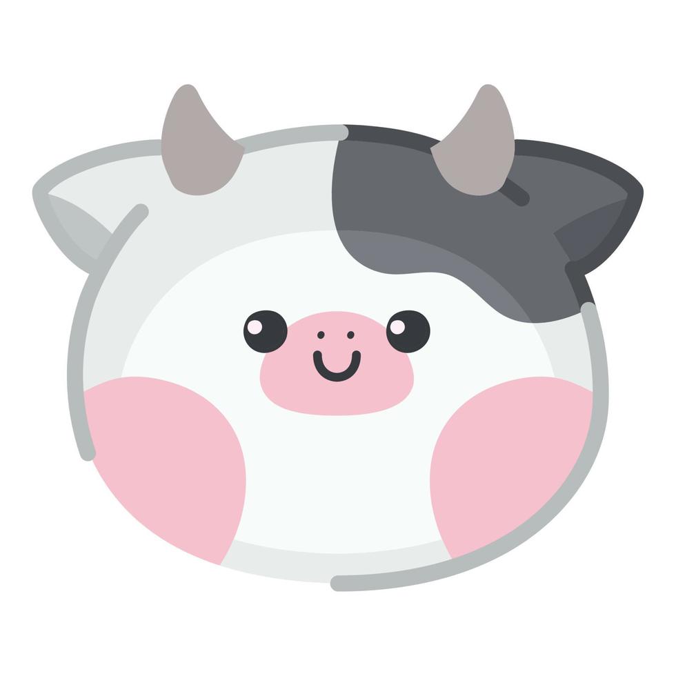 cow face design vector