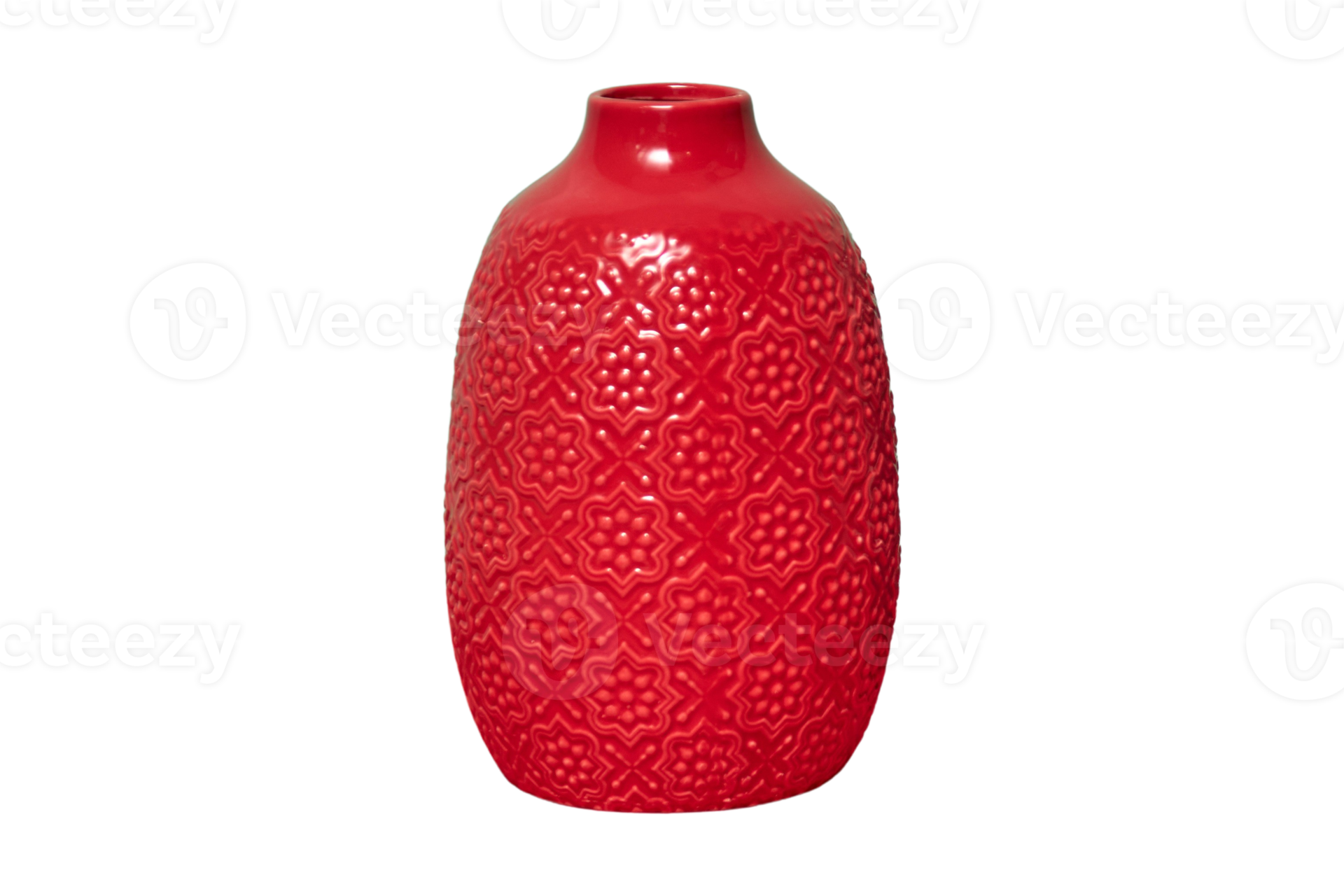 Red vase isolated on a transparent background 21398132 PNG