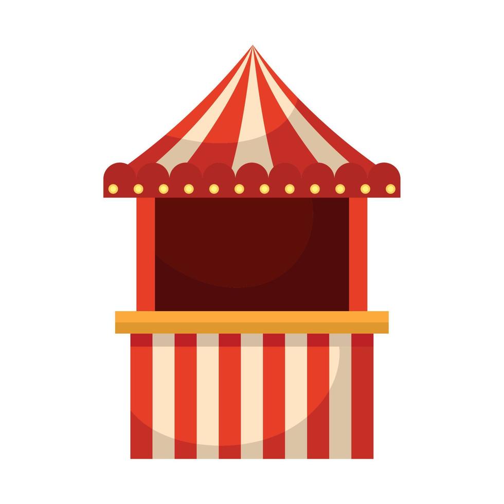 ticket tent illustration vector