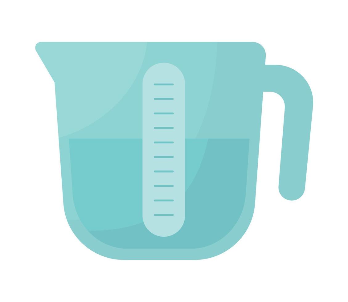 measure water cup vector