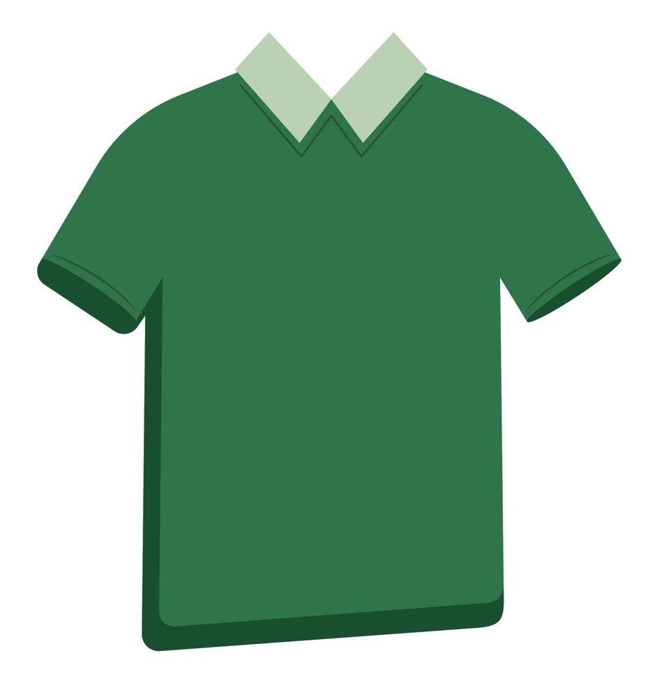 verde t camisa vector