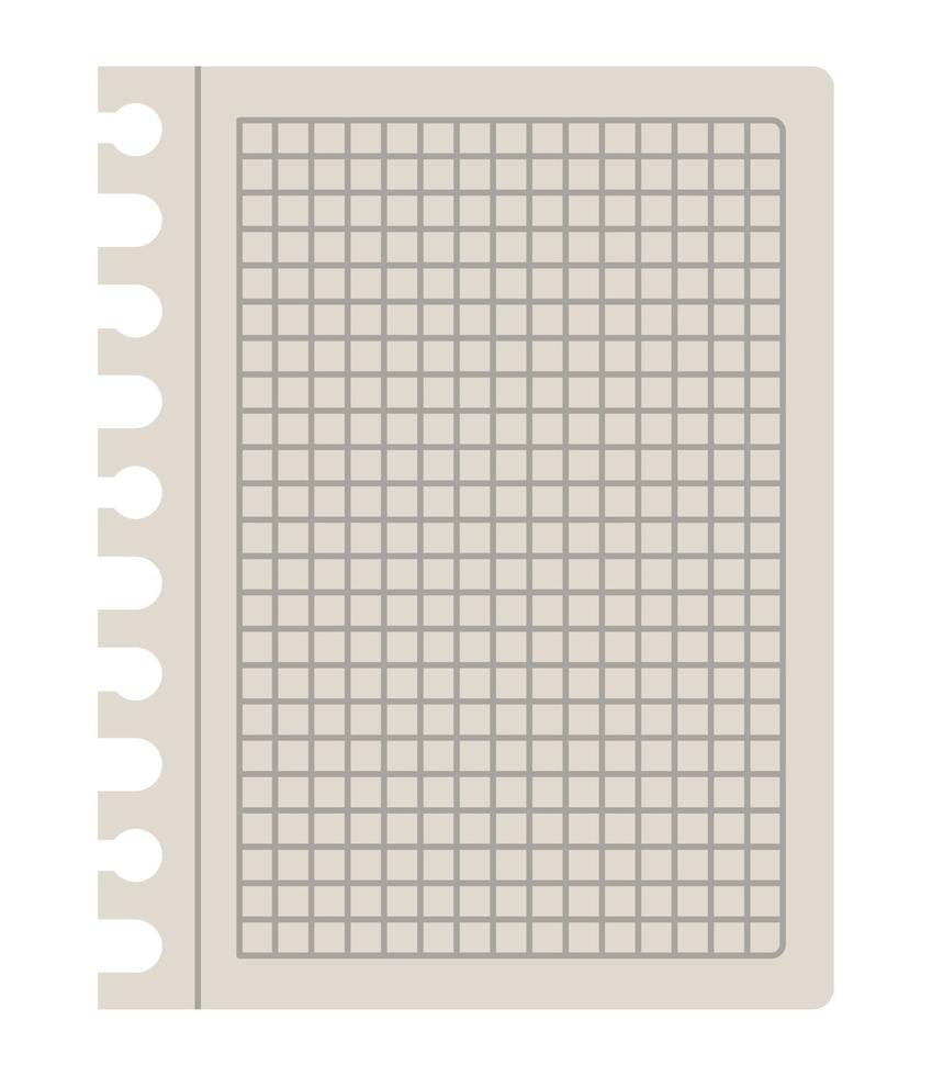 ringed paper sheet vector