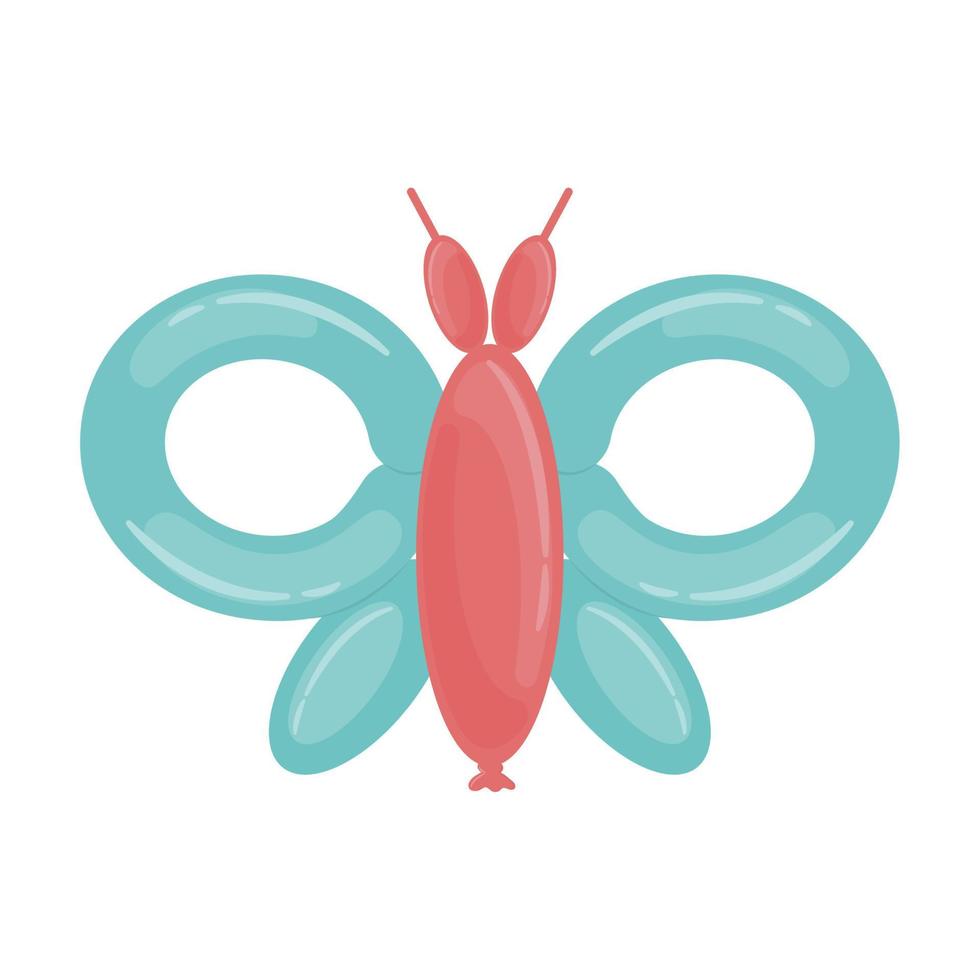 mariposa animal globo vector